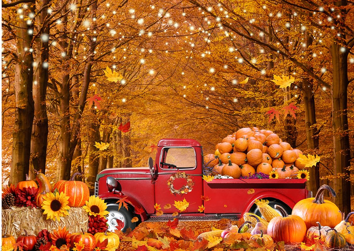 【自主制作盤 DVD】TRiDENT / AUTUMN COLLECTION 7x5ft Autumn Maple Forest Photography Backdrop Autumn Harvest